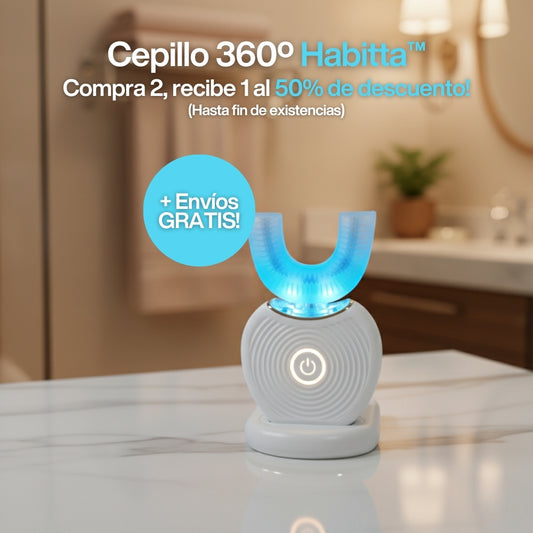 Cepillo Dental Automático 360º – Sonrisa Perfecta en Solo 30 Segundos