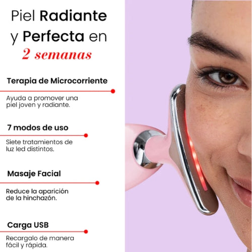 Masajeador facial LED - Habitta™