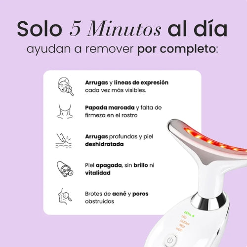 Masajeador facial LED - Habitta™